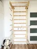 Spielplatz indoor Sprossenwand holz "Numi Plus" + Turnringe Produktbild-Vorschau 9