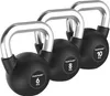 Tunturi Kettlebell Platinum in Gomma - 6-10 kg - Set Anteprima dell’immagine prodotto 2