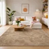 Luxus Super Soft Hochflor Langflor Teppich Melia Taupe, Produktbild-Vorschau 1