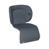 A gray car seat insert is shown against a white background. Voir les images du produit