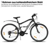 Hiland 26 Zoll Vollfederung Herren Damen Mountainbike, 18 Produktbild-Vorschau 2