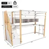 Łóżko piętrowe Flieks 90x200cm ze schodami, łóżko na Podgląd zdjęcia produktu 4