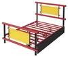 Detská posteľ Flieks 90 x 200 cm so zásuvkami, posteľ s Náhľad obrázku produktu 7
