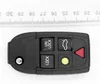 INF Coque de clé de voiture pour Volvo 5 boutons noir Voir les images du produit 2