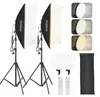 Pro Fotostudio Set Softbox mit 2 Softboxen (50x70cm)+ 2 Produktbild-Vorschau 1