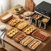 OYAJIA Doppelkammer-Heißluftfritteuse 2x5L | Airfryer 10L Produktbild-Vorschau 5