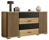 MODFU Kommode mit 4 Schubladen,Sideboard 140×35×70 Produktbild-Vorschau 10