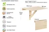 Table Murale Pliante Astigarraga Gain De Place Optimal, Voir les images du produit 7