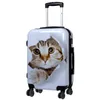 Hartschalen-Koffer Kleiner Handgepäck Reisekoffer Katze Produktbild-Vorschau 1