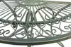A close-up view of the ornate metalwork on the edge of a round table. Produktbild-Vorschau