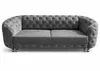 Chesterfield Schlafsofa MOLLY mit Bettkasten - 3-Sitzer Produktbild-Vorschau 2