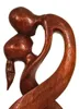 Scultura in legno figura astratta in legno statua Africa Anteprima dell’immagine prodotto 7