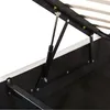 A close-up view of the internal mechanism of a bed frame, showing a hydraulic lift system. Náhľad obrázku produktu