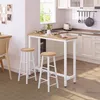 WOLTU BT17hei+BH130hei-2 1x barový stôl + 2x barová Náhľad obrázku produktu 2
