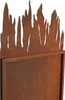 Metall Gartenzaun Sichtschutzwand 150 cm Edel-Rost Produktbild-Vorschau 5