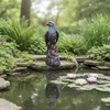 Relaxdays Adler Figur, sitzend, HxBxT: 66 x 30 x 36 cm, Produktbild-Vorschau 3