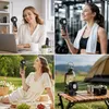 Tragbarer, wiederaufladbarer 3-in-1-Ventilator mit Produktbild-Vorschau 5