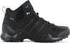 A black Adidas Terrex hiking boot is shown from the side against a white background. Produktbild-Vorschau
