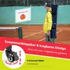 Chariot de balle de tennis pliable avec roulettes, sac Voir les images du produit 4