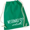 Huuraa Turnbeutel Westerwald verliebt 12 Liter Kelly Green Produktbild-Vorschau 1