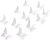 100Pcs 3D Papier Weiß Schmetterling Wand Aufkleber Produktbild-Vorschau 1
