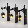 Bücherregal Lampe Laterne, 3er-Set Eisen Tischlampe Produktbild-Vorschau 2