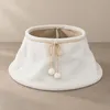 Kerstboomrok van wit pluche, diameter 56 cm Productafbeelding-voorbeeld 6