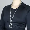 Biegsame Halskette Schlangenkette silberfarben 10mm Kette Produktbild-Vorschau 6