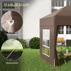 Outsunny altán 2x2m vodotěsný, pop-up skládací altán se 4 Náhled obrázku produktu 6