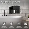 LuxeBath Wandnische Dusche Edelstahl mit befliesbarer Tür Produktbild-Vorschau 2