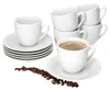 6er Set Tommy Kaffeetassen mit Untertassen für 6 Personen Produktbild-Vorschau 1