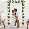 Künstliche Rosengirlande weiß für Hochzeit, Garten, Wand, Produktbild-Vorschau 5