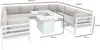 Aluminium 9-teiliges Modulares Gartenmöbelset mit Produktbild-Vorschau 4