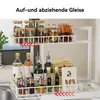 Küchenregal, 2 Etagen Waschbecken Regal, Küche Schrank Produktbild-Vorschau 3