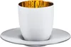 EISCH Set Espresso-Becher und Untertasse 109/6 gold-weiß Produktbild-Vorschau 1