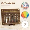 Giftota Holz Geldgeschenke Verpackung Happy Birthday Kerzen Produktbild-Vorschau 4