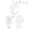 KLAK 30 - Verbindungsblock Uniblock Nut 8 Kunststoff M6  Produktbild-Vorschau 6