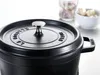 Staub Cocotte, Schwarz, Eisenguss, 20 cm, 3,4 kg Produktbild-Vorschau 6