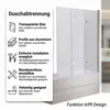 140x130CM Attacco per vasca da bagno in vetro Vasche da Anteprima dell’immagine prodotto 11