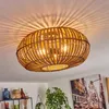 Aidone moderne Deckenlampe aus Metall/Bambus in Produktbild-Vorschau 10