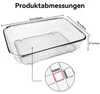 Edelstahl Gartensieb Kompostsieb Bodensieb Metall Sieb für Produktbild-Vorschau 2