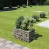 vidaXL Gabionové zvýšené lôžko z pozinkovanej ocele 90 × 50 Náhľad obrázku produktu 2
