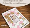 Gästebuch im Holzrahmen & 42 beschreibbaren Holzherzen Produktbild-Vorschau 7