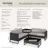 tectake® Rattan Lounge Ostuni für 4 Personen Produktbild-Vorschau 5
