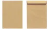 Two brown envelopes are shown side-by-side against a white background. The envelope on the right is slightly open, showing the flap. Anteprima dell’immagine prodotto
