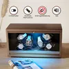 Olvy Uhrenbeweger für 6 Uhren, LED-Beleuchtung, Watchwinder Produktbild-Vorschau 3