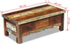vidaXL Table basse avec tiroirs en vieux bois massif Voir les images du produit 7