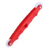 A red spline roller tool with white wheels is shown against a white background. Produktbild-Vorschau