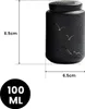 Mini urna funeraria 100 ML - Mini urna nera per animali e Anteprima dell’immagine prodotto 4