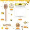 36 Stück Sechseckige Honiggläser 45ml Mini Gläser Honig Produktbild-Vorschau 2